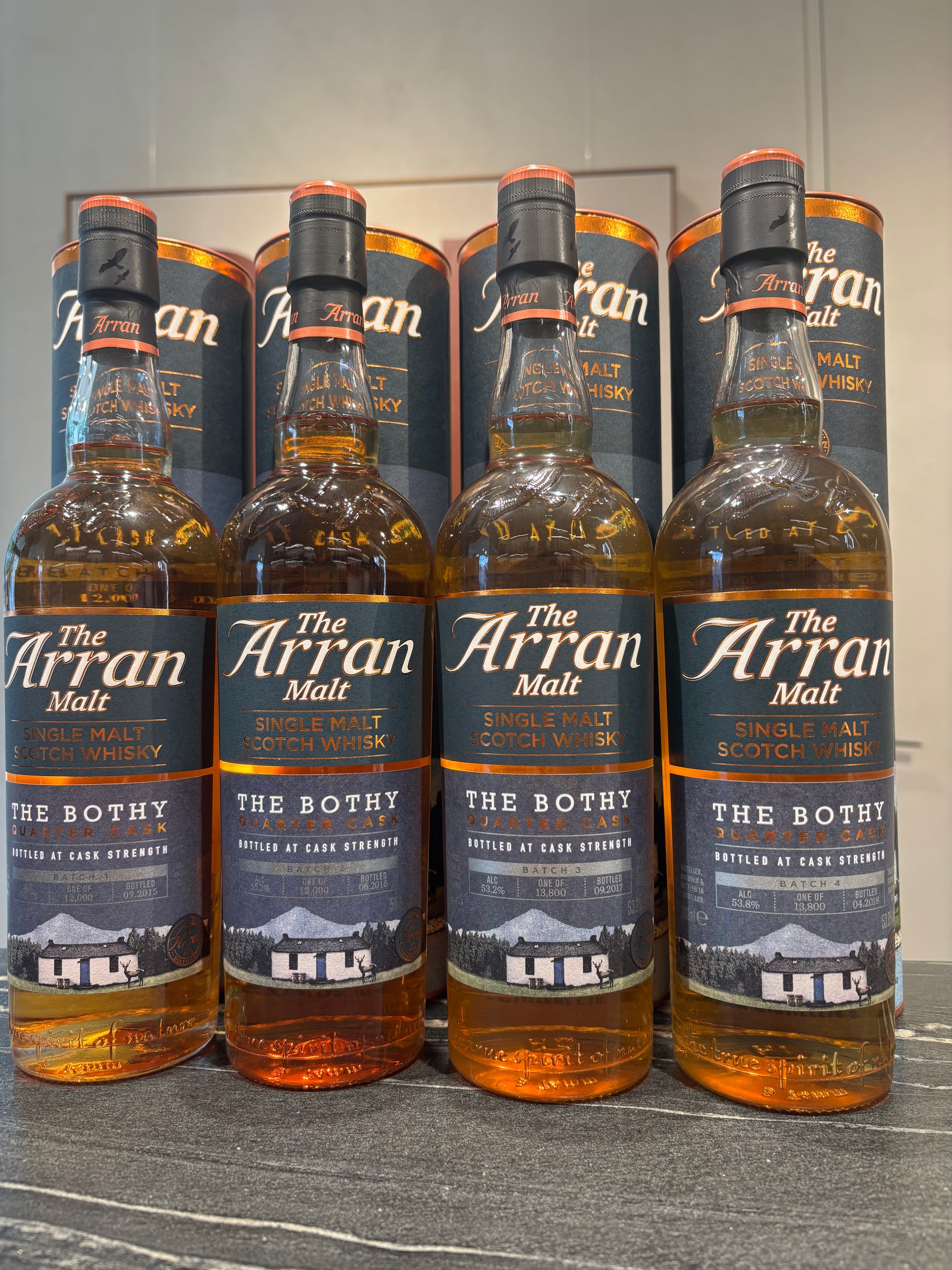 THE ARRAN "The Bothy " Quarter Cask - Batch 1 - 09.2015 - 55.7%