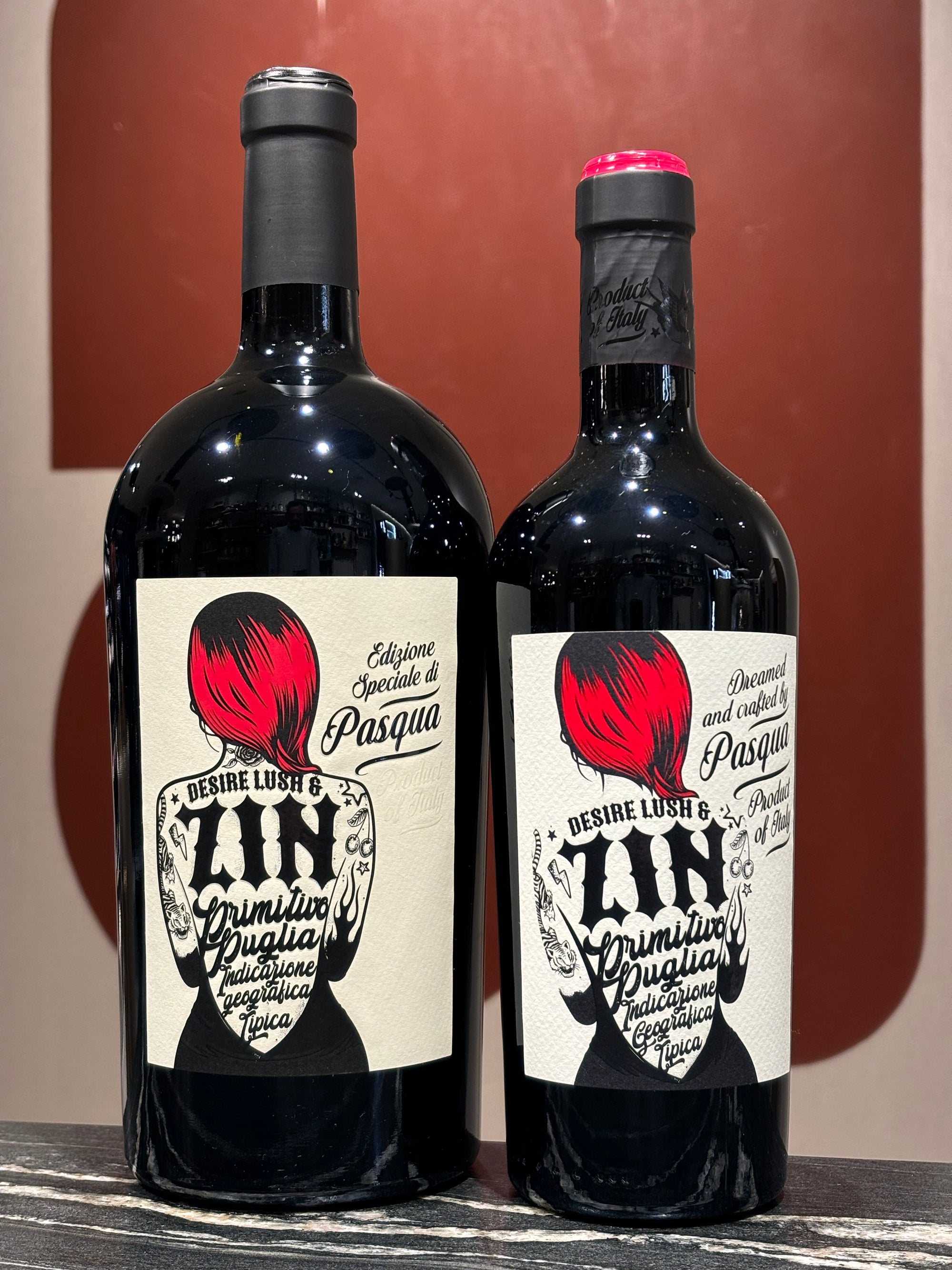 DESIRE LUSH & ZIN Primitivo di Puglia 150cl