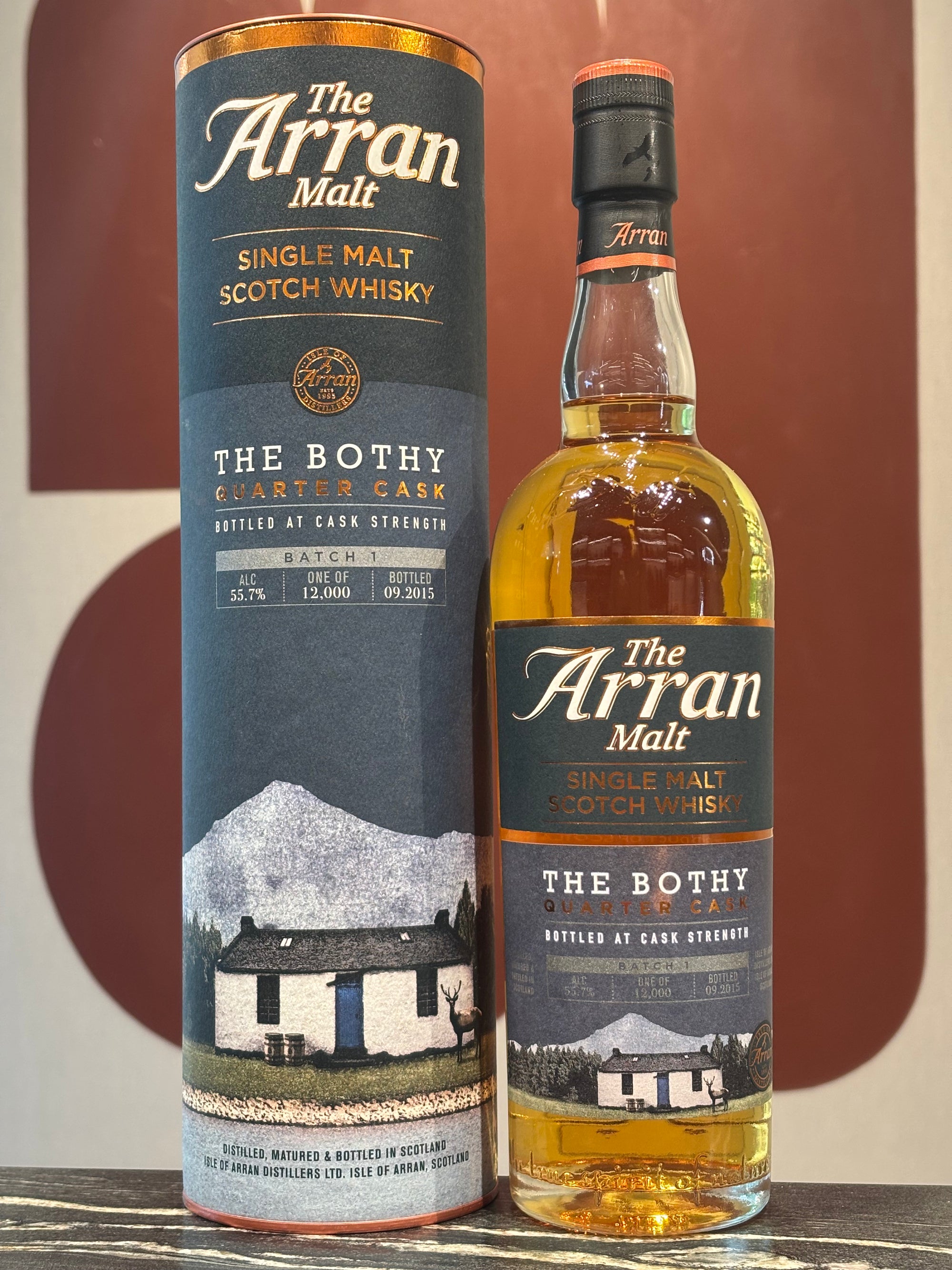 THE ARRAN "The Bothy " Quarter Cask - Batch 1 - 09.2015 - 55.7%