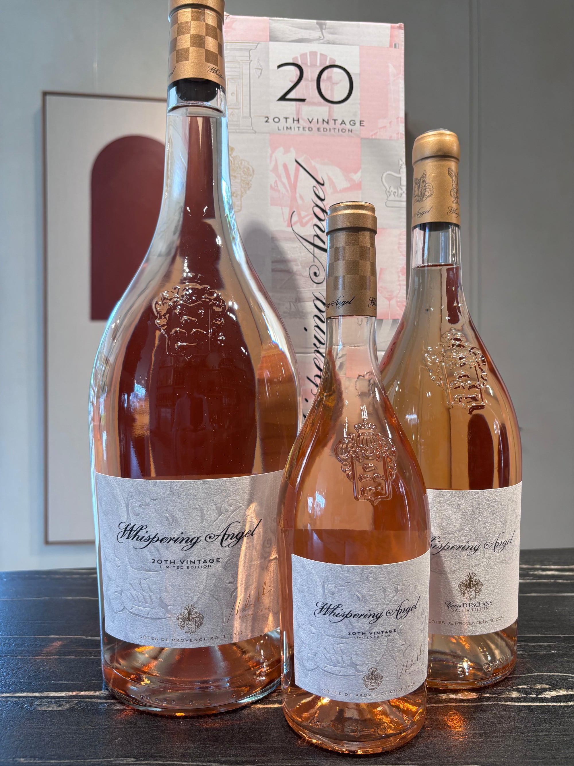 WHISPERING ANGEL Côtes de Provence - 300cl - Luminous - 20th Vintage - Limited Edition