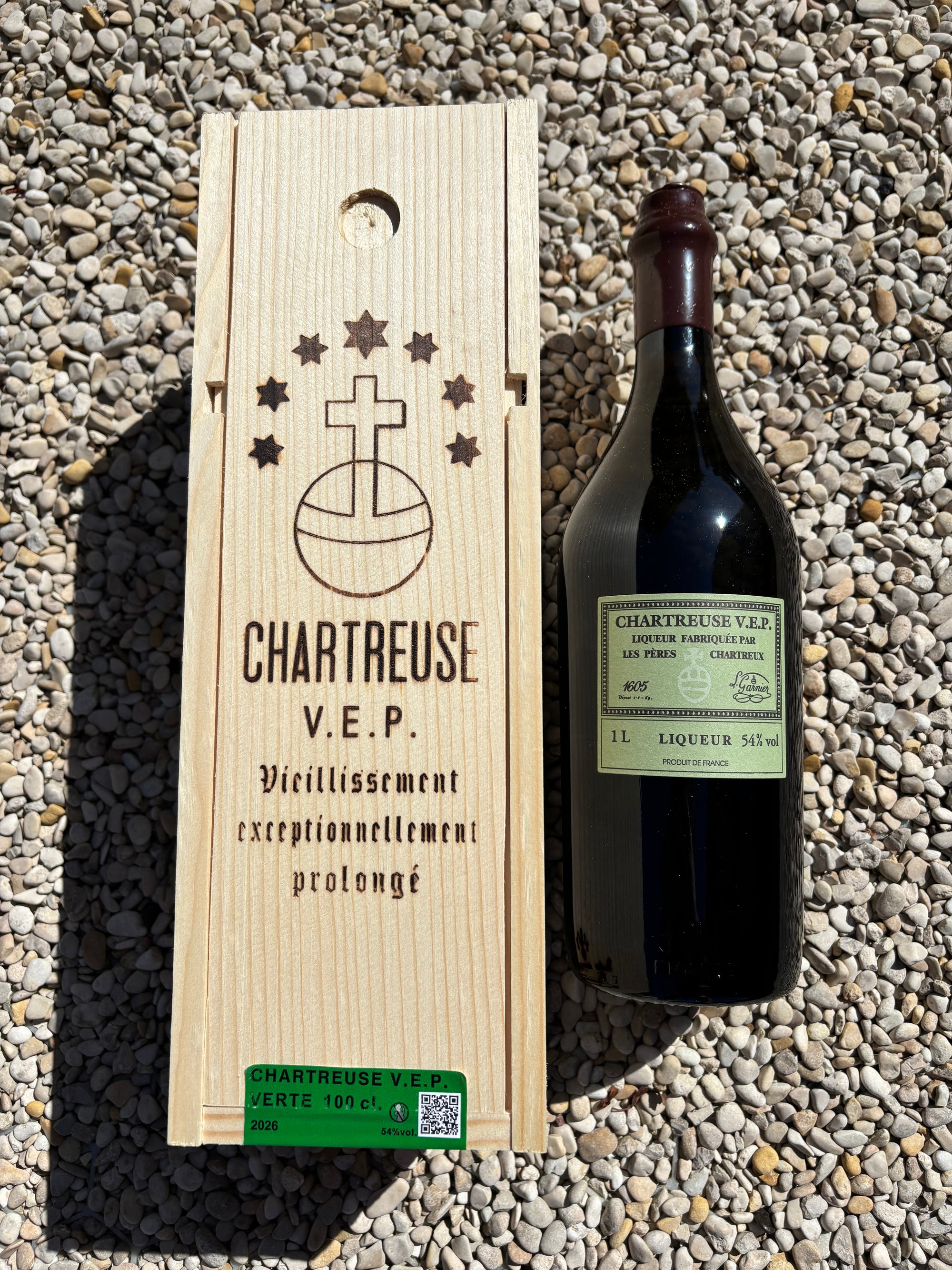 CHARTREUSE VEP Vieillissement Exceptionnelement Prolangé - Vert - 54%  1L