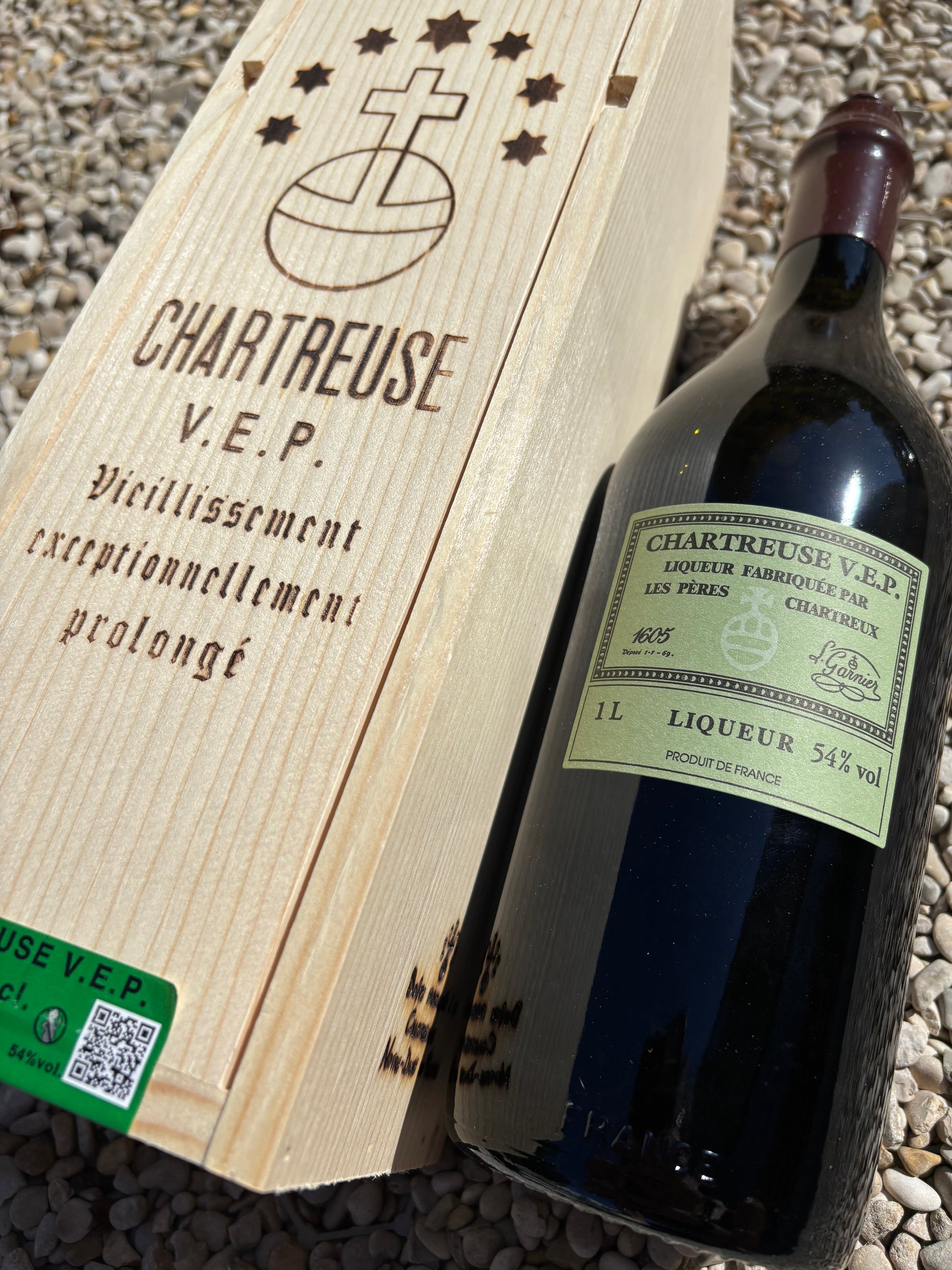 CHARTREUSE VEP Vieillissement Exceptionnelement Prolangé - Vert - 54%  1L
