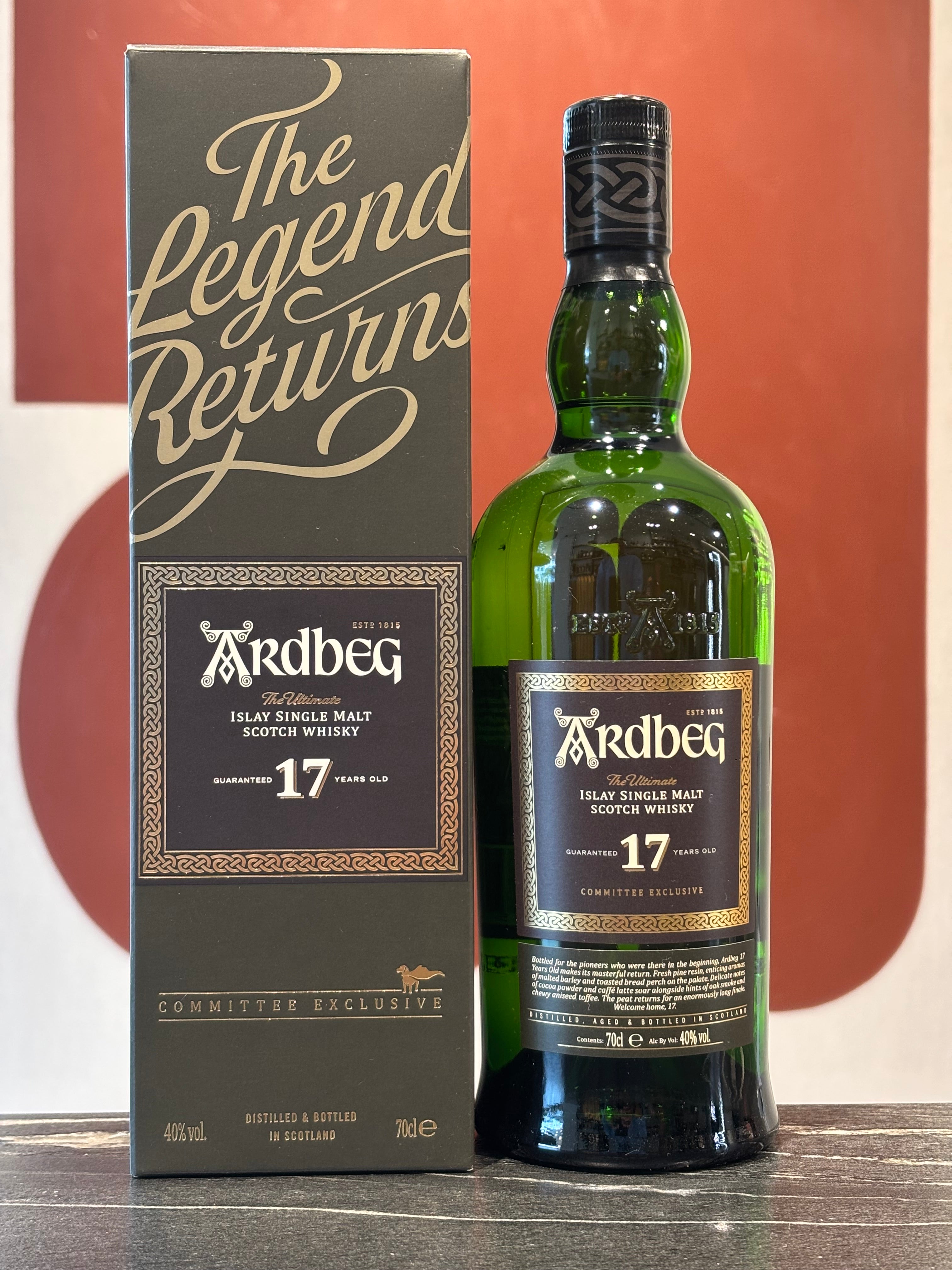 Ardberg 17Y The Legend Returns - Limited Edition 40% 70cl – Wijnen