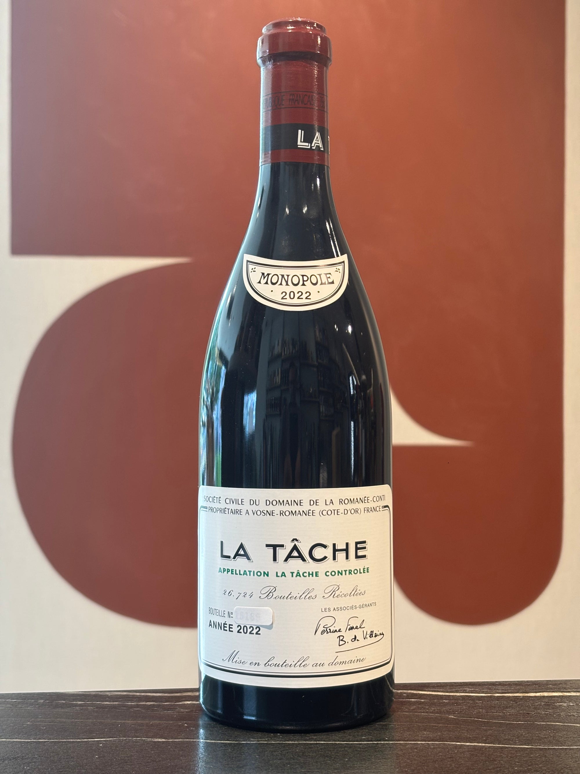 DOMAINE DE LA ROMANEE-CONTI "La Tache" - 2022 - Robert Parker 2022