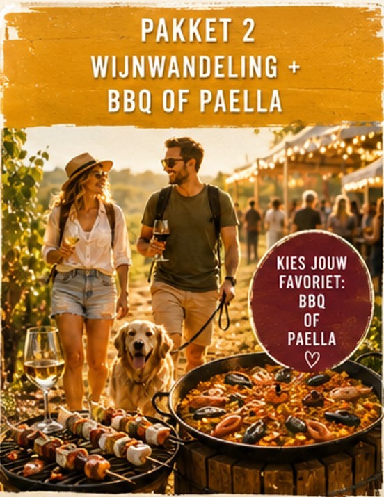 ZONDAG 27/9 Belgische wijnwandeling + BBQ